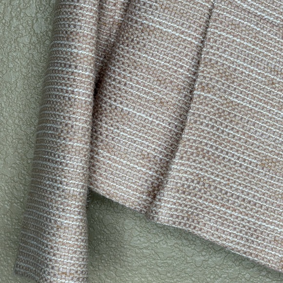 The Limited Scandal Collection Light Pink Peplum Gladiator Textured Blazer - Picture 3 of 10